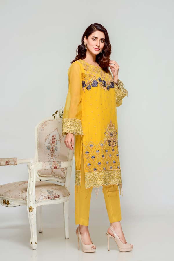 Elbaite - Embroidered & Hand Embellished Cotton Net