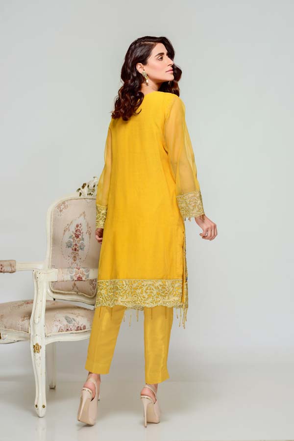 Elbaite - Embroidered & Hand Embellished Cotton Net