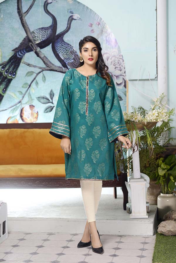 Elf Green - Jacquard Stitched Shirt