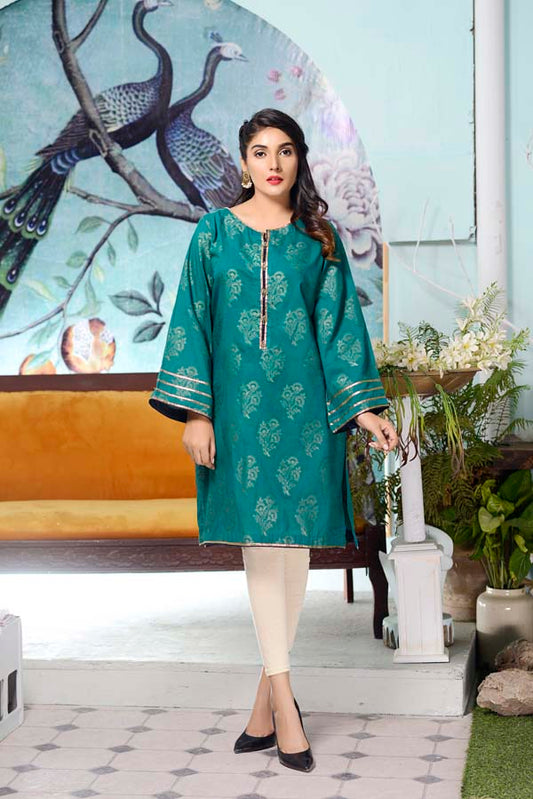 Elf Green - Jacquard Stitched Shirt