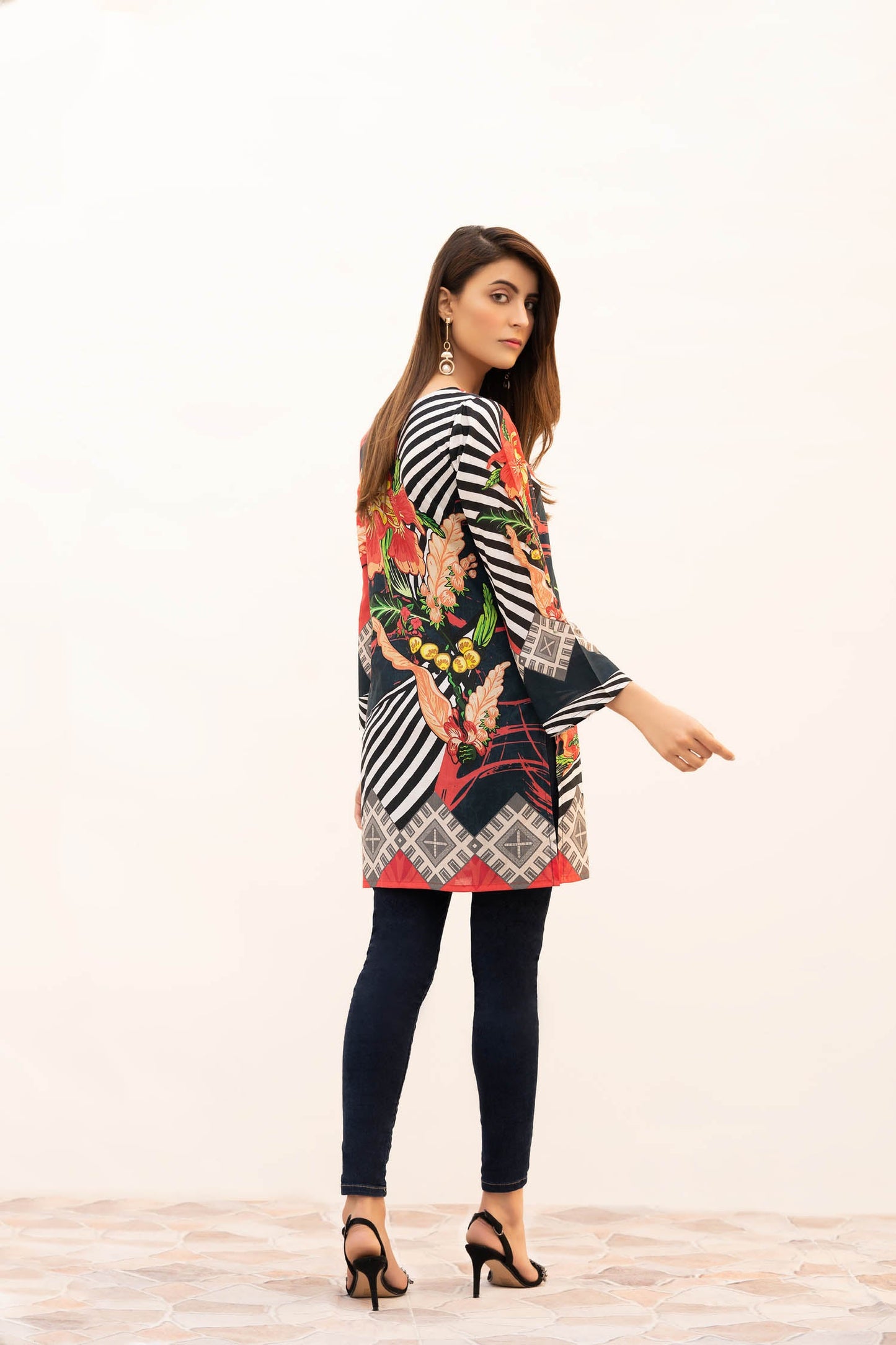 Ajax - Digital Printed Stitched Lawn Kurti