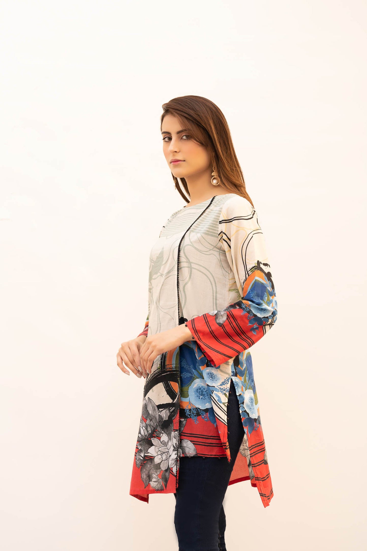 Argus - Digital Printed Stitched Lawn Kurti