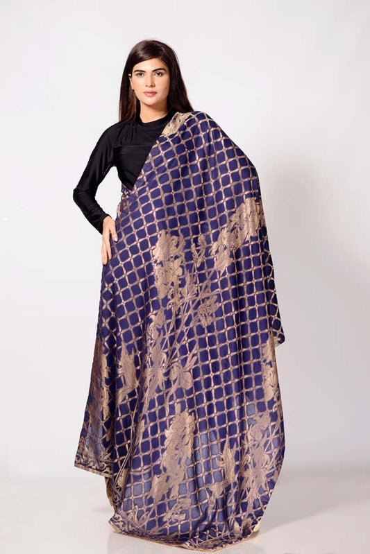 Jacquard Dupatta - Port Gore