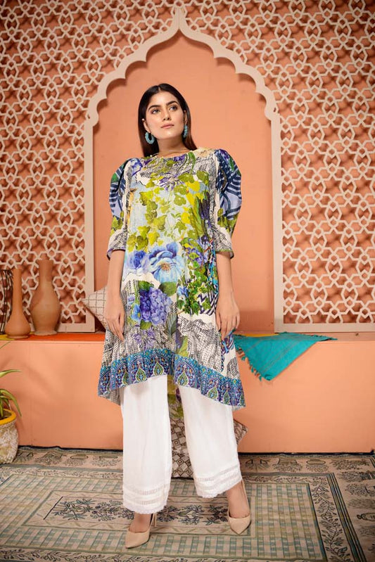 Citrus - Digital Mesuri Lawn Unstitch Shirt