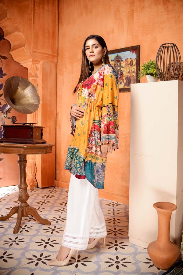 Butter Clip - Digital Mesuri Lawn Unstitch Shirt