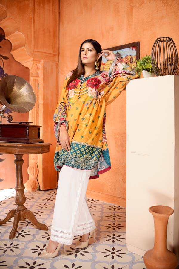 Butter Clip - Digital Mesuri Lawn Unstitch Shirt