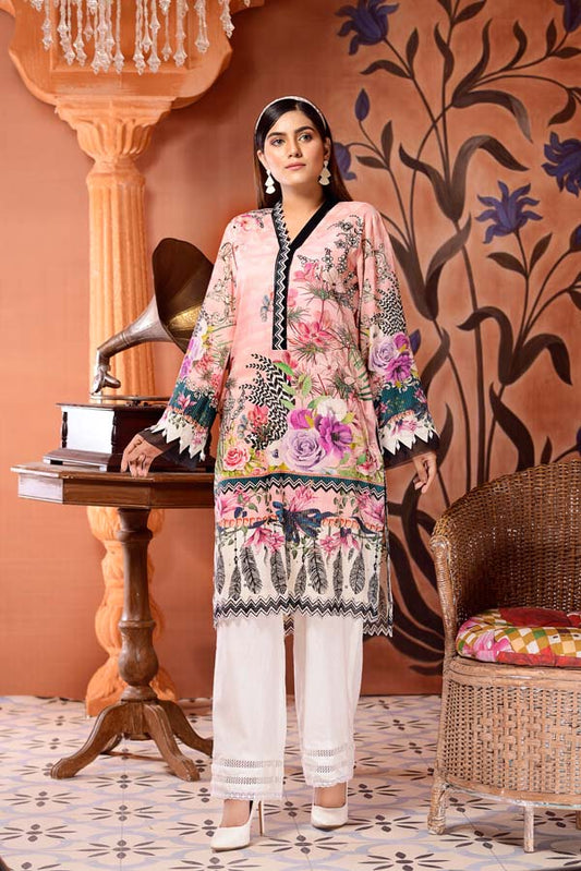 Bouquet - Digital Mesuri Lawn Unstitch Shirt