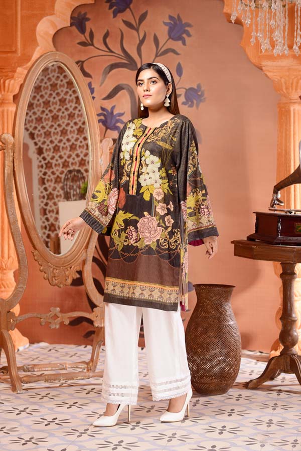 Contessa - Digital Mesuri Lawn Unstitch Shirt