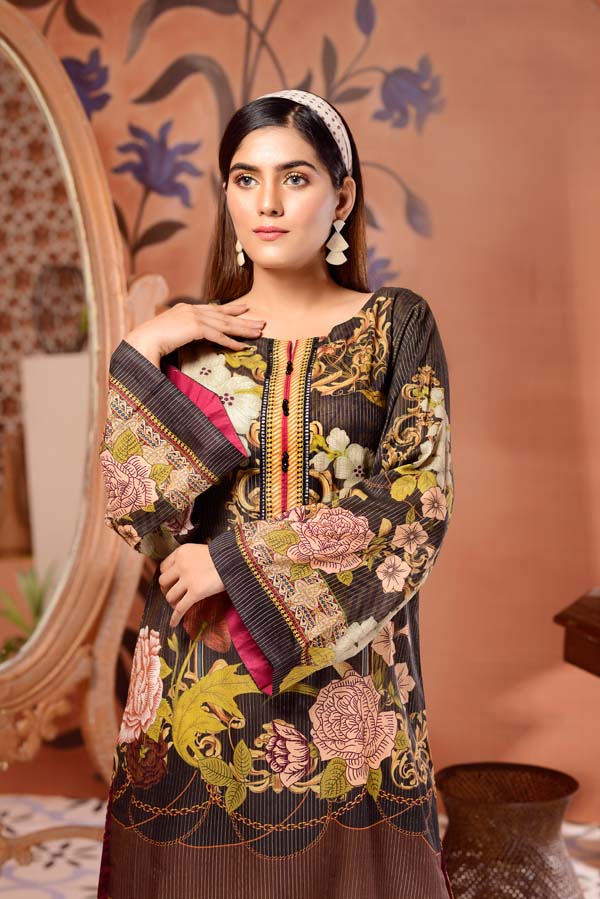 Contessa - Digital Mesuri Lawn Unstitch Shirt