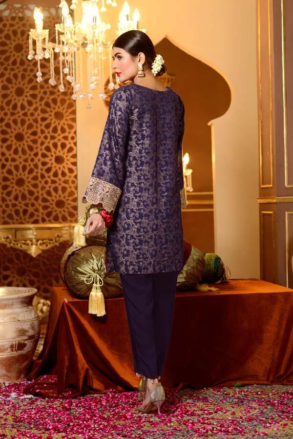 Charoite - Embroidered Jacquard Shirt