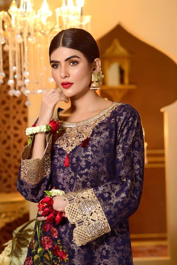 Charoite - Embroidered Jacquard Shirt