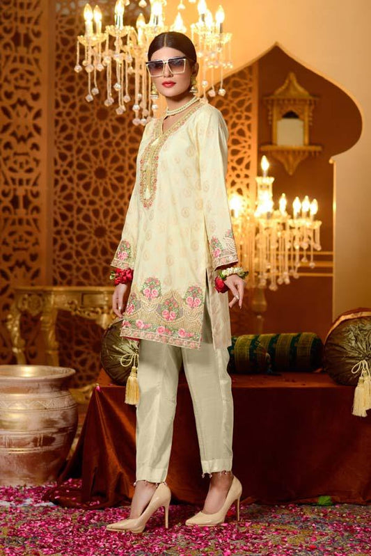 Delight - Embroidered Jacquard Shirt