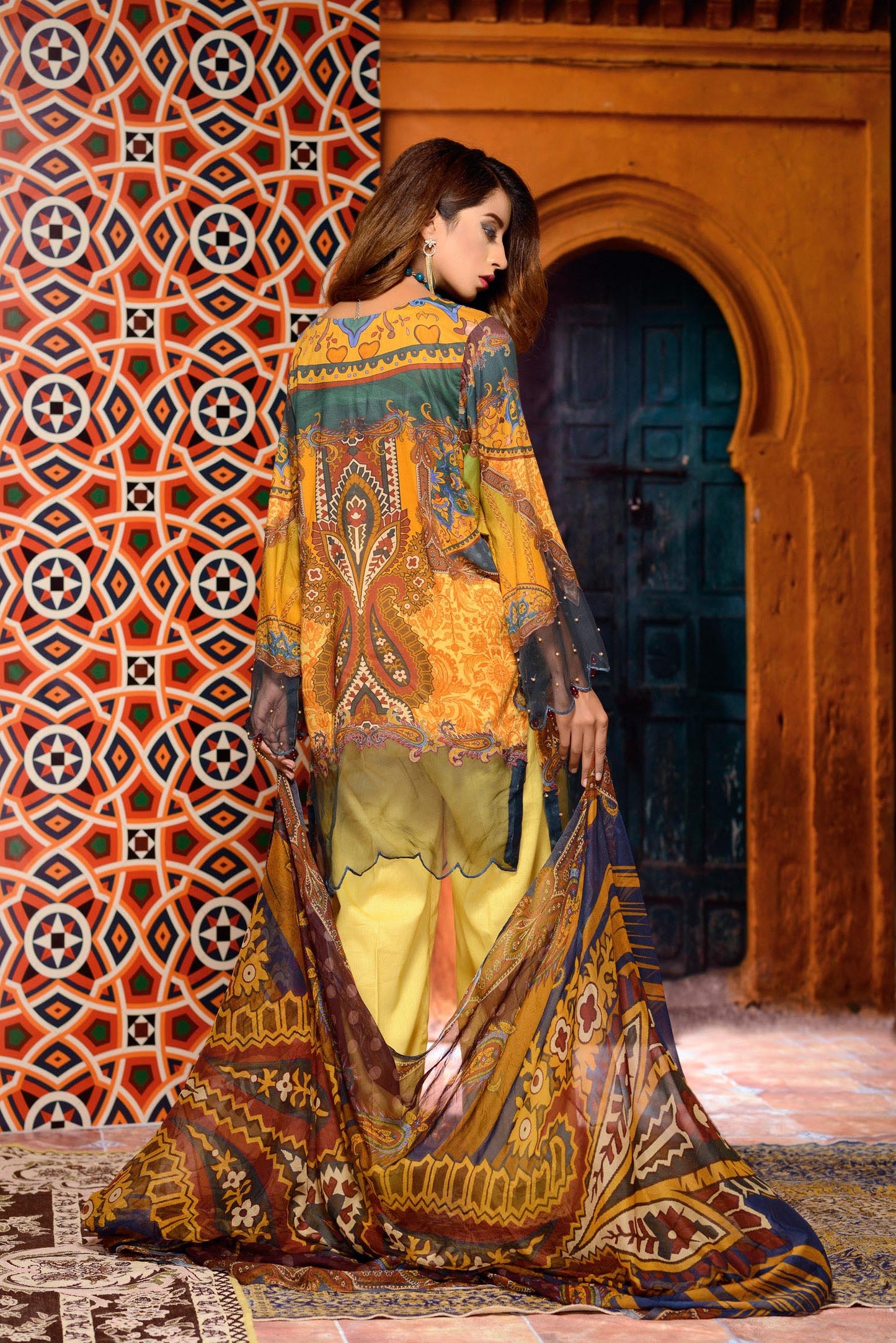 Cathan - Digital Printed and Embroidered Lawn 3PC