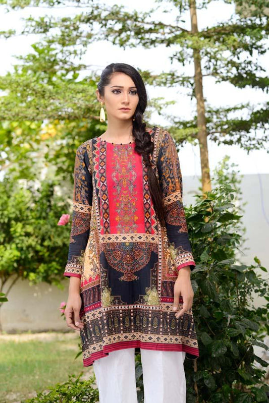 Cinder - Digital Printed Unstitch Lawn Kurti