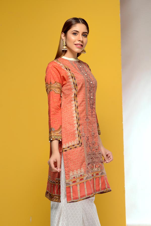 Citrine - Embroidered Lawn Stitch Shirt