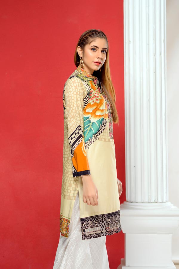 Canvus - Embroidered Lawn Stitch Shirt