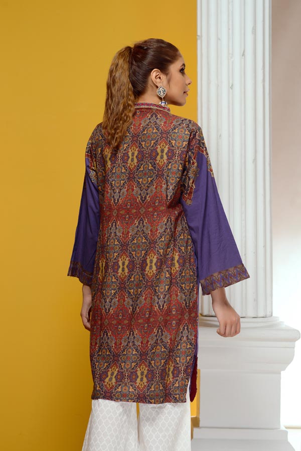 Elvin - Embroidered Lawn Stitch Shirt