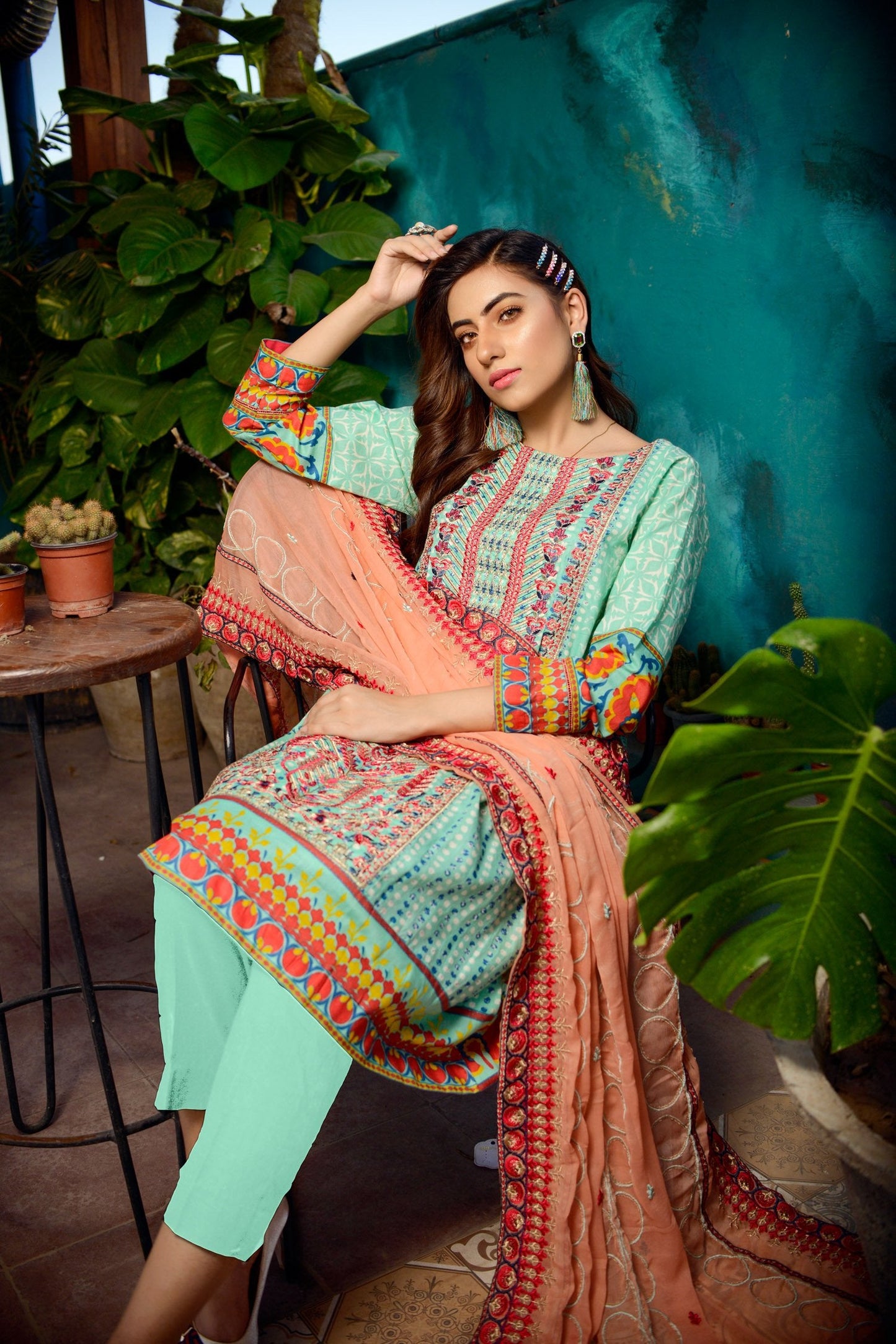 Pastel - Printed and Embroidered Lawn 3PC