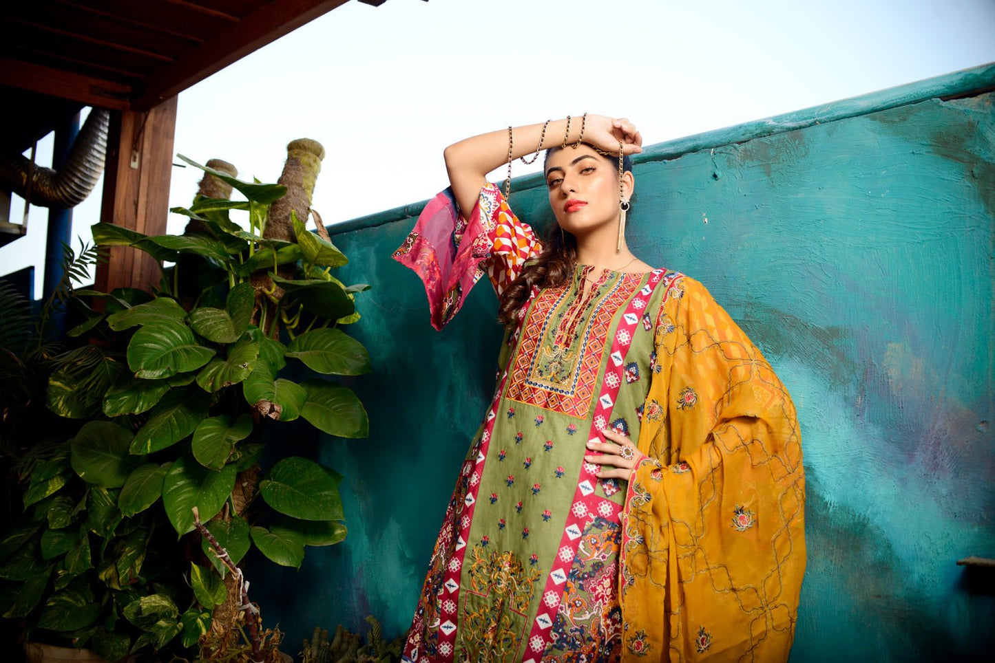 fern - Printed and Embroidered Lawn 3PC