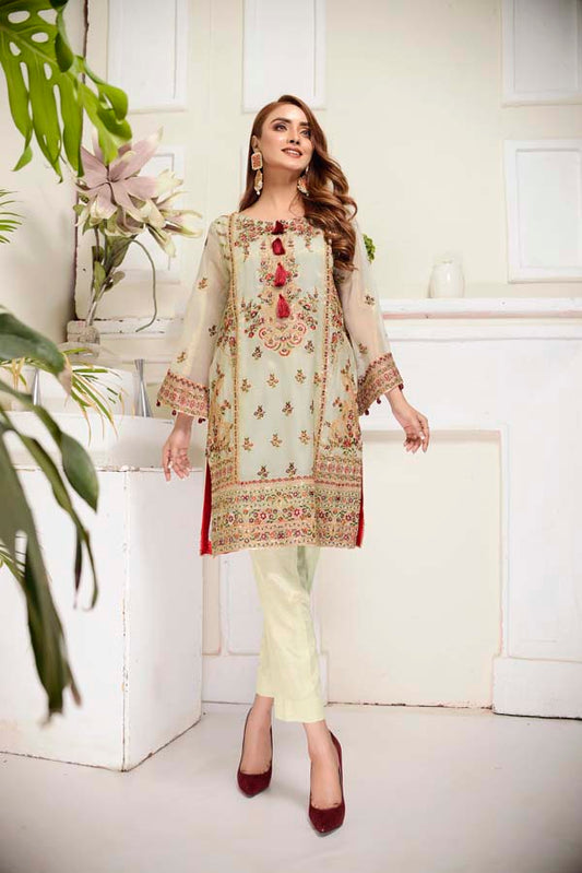 Coral Reef - Embroidered Mesuri 2 Piece