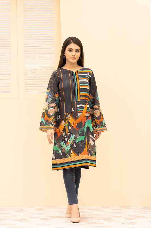 Cilka - Digital Printed Stitched Lawn Kurti
