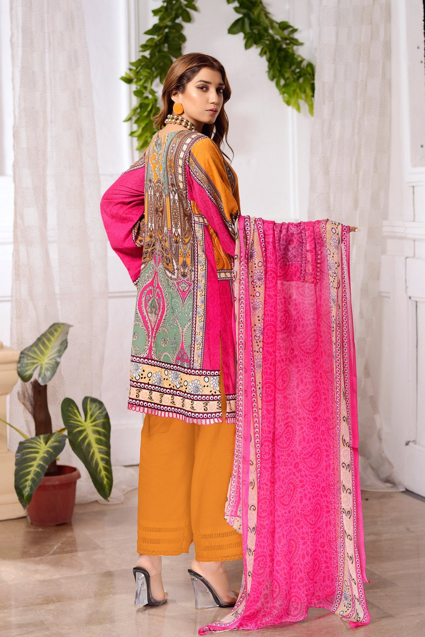 Poppy - DIGITAL PRINTED & EMBROIDERED LAWN 3PC