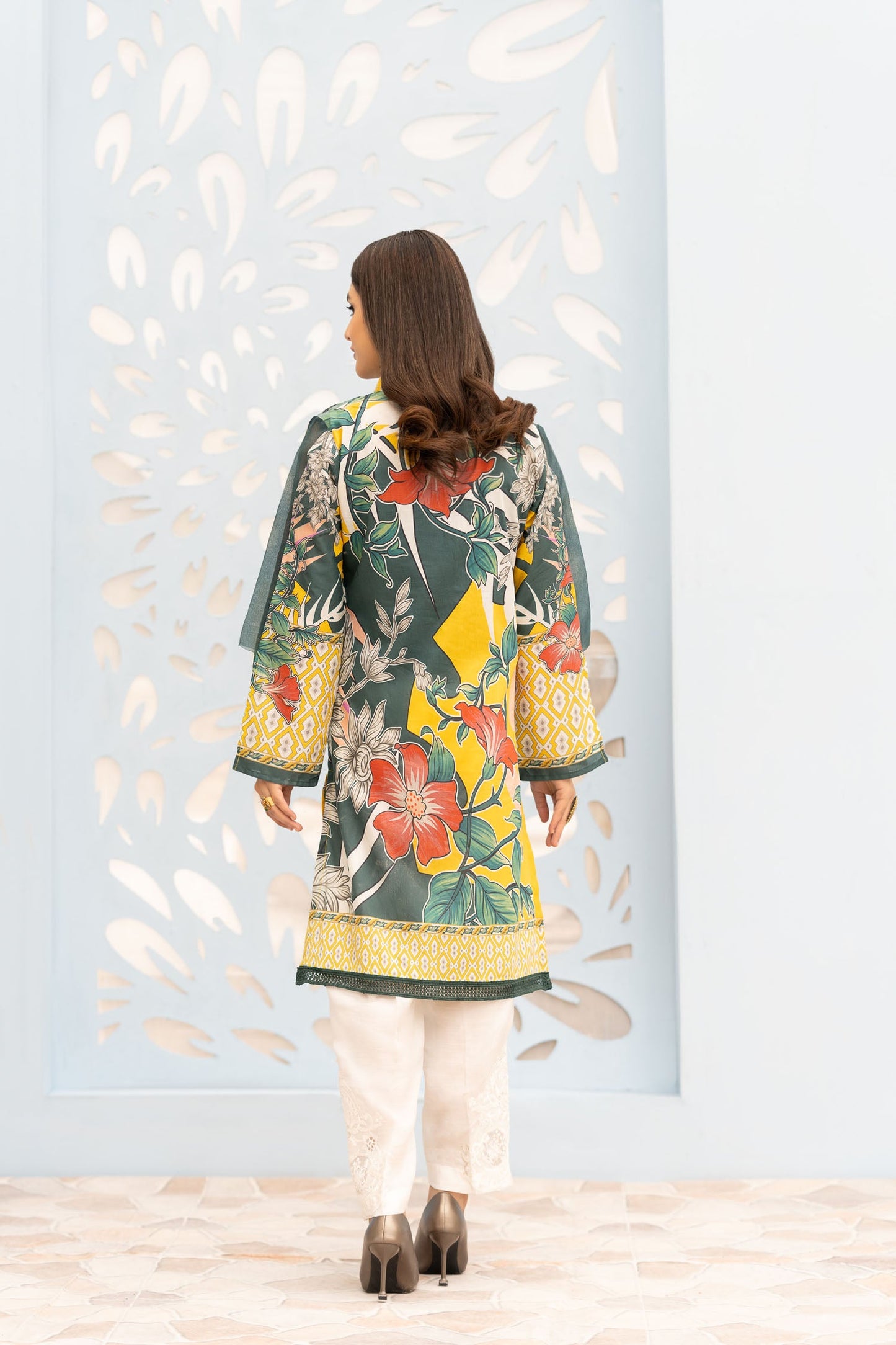 Devine - Digital Printed Stitched Lawn Kurti