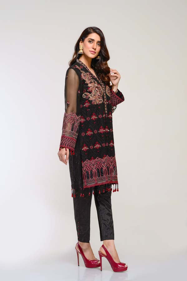 EIGENGRAU – EMBROIDERED CHIFFON 2 PIECE (UNSTITCH)