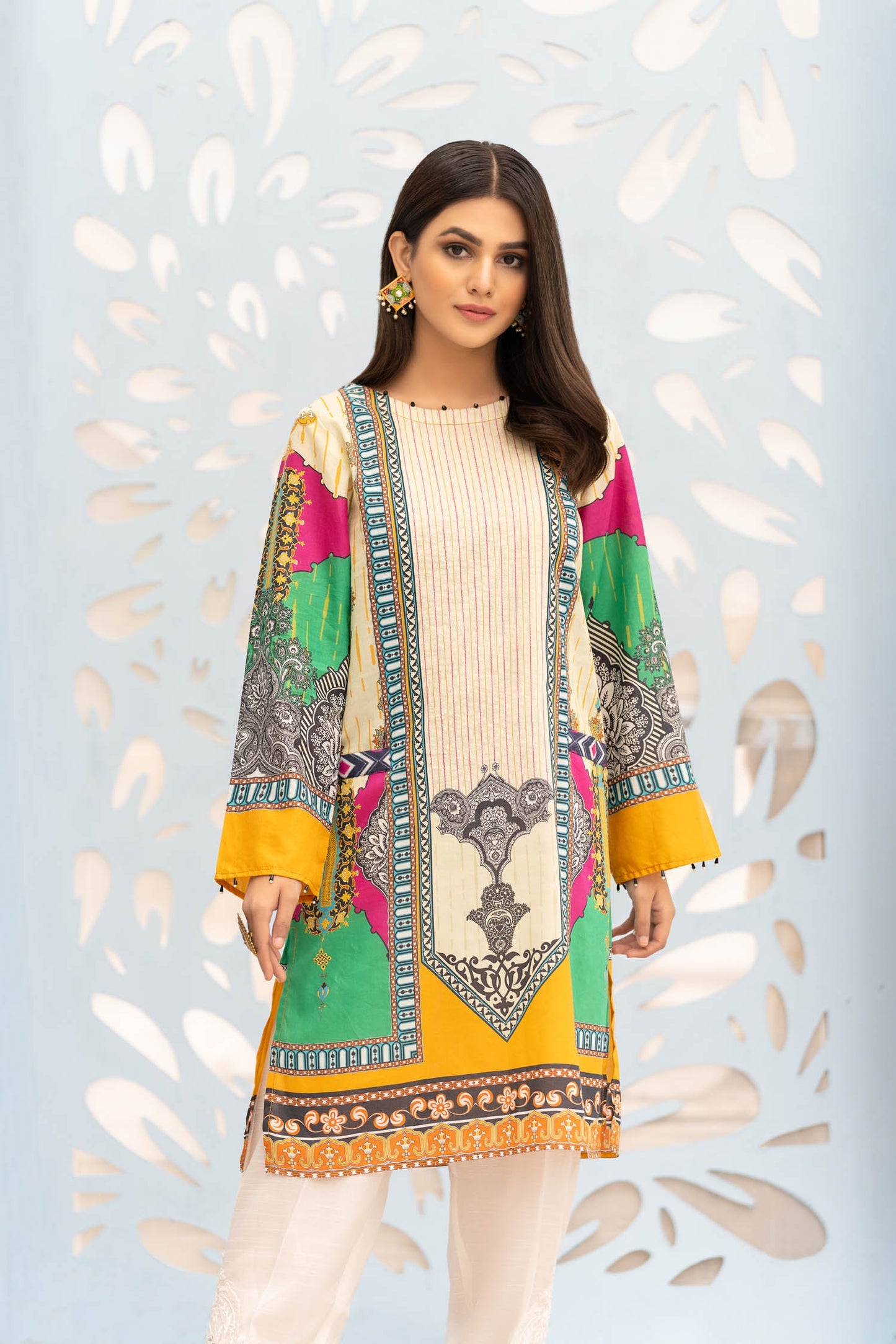 Coven - Digital Printed Stitched Lawn Kurti