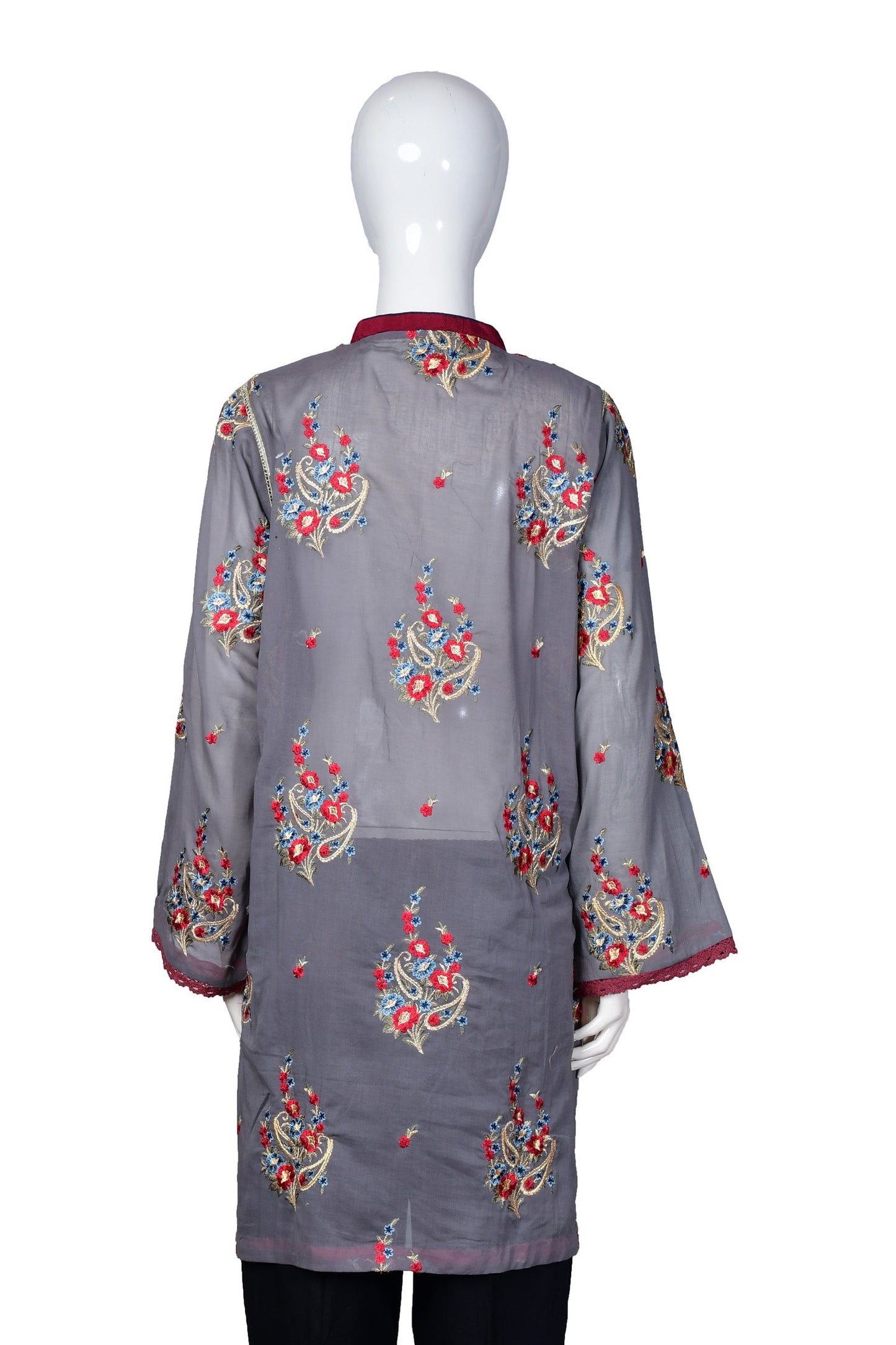 Grewin - Stitched Embroidered Swiss Shirt