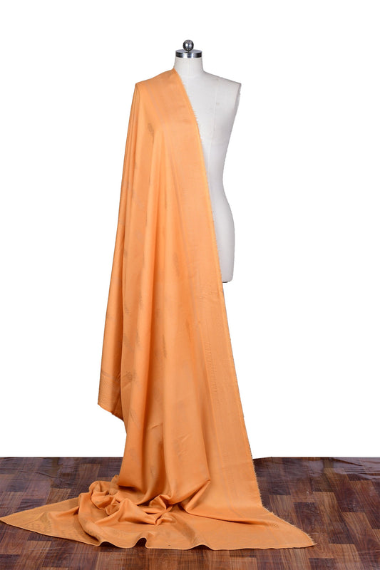 Viscose Jacquard Dupatta - Smooth Orange