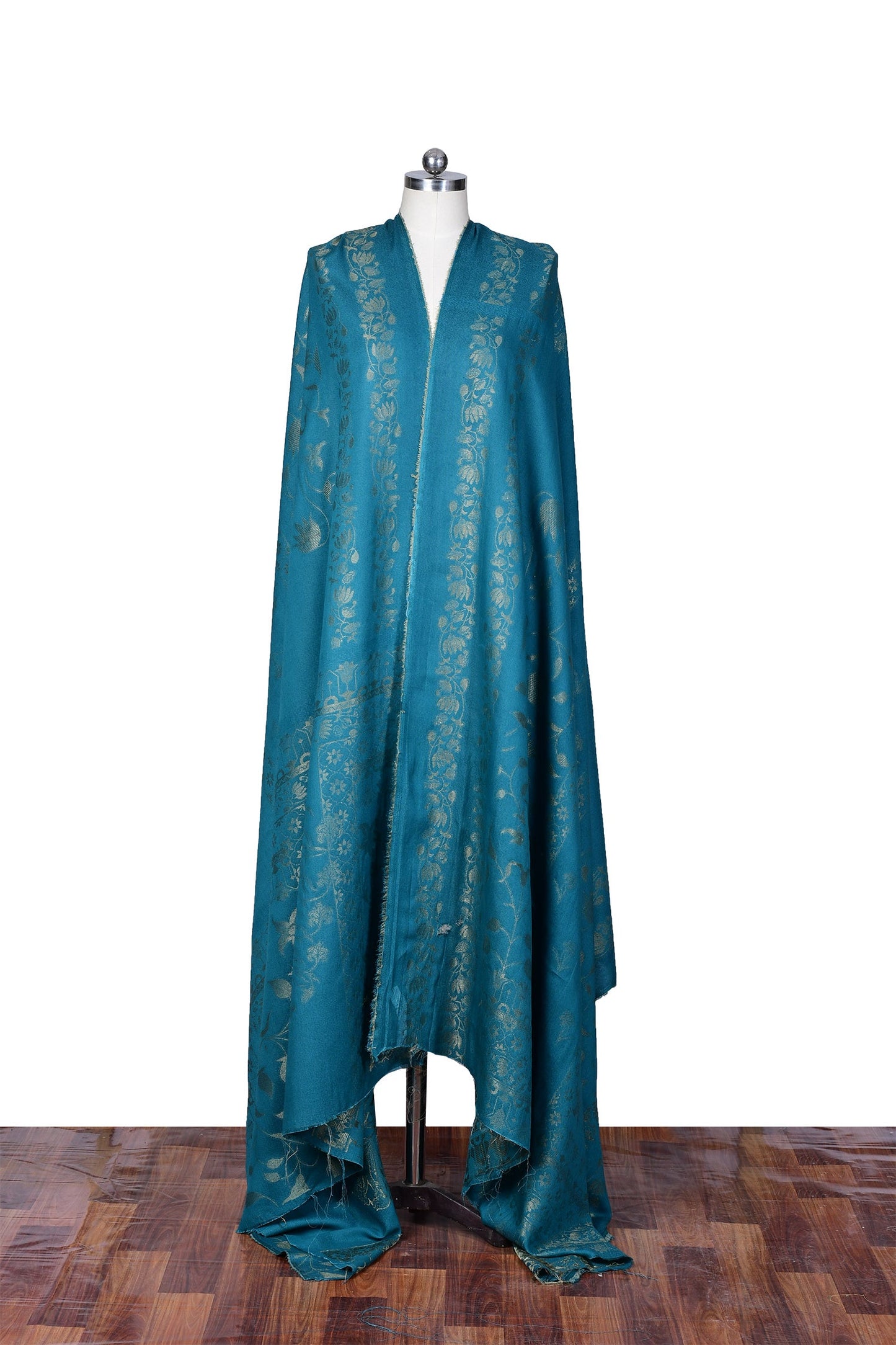 Viscose Jacquard Dupatta - Bloom Blue