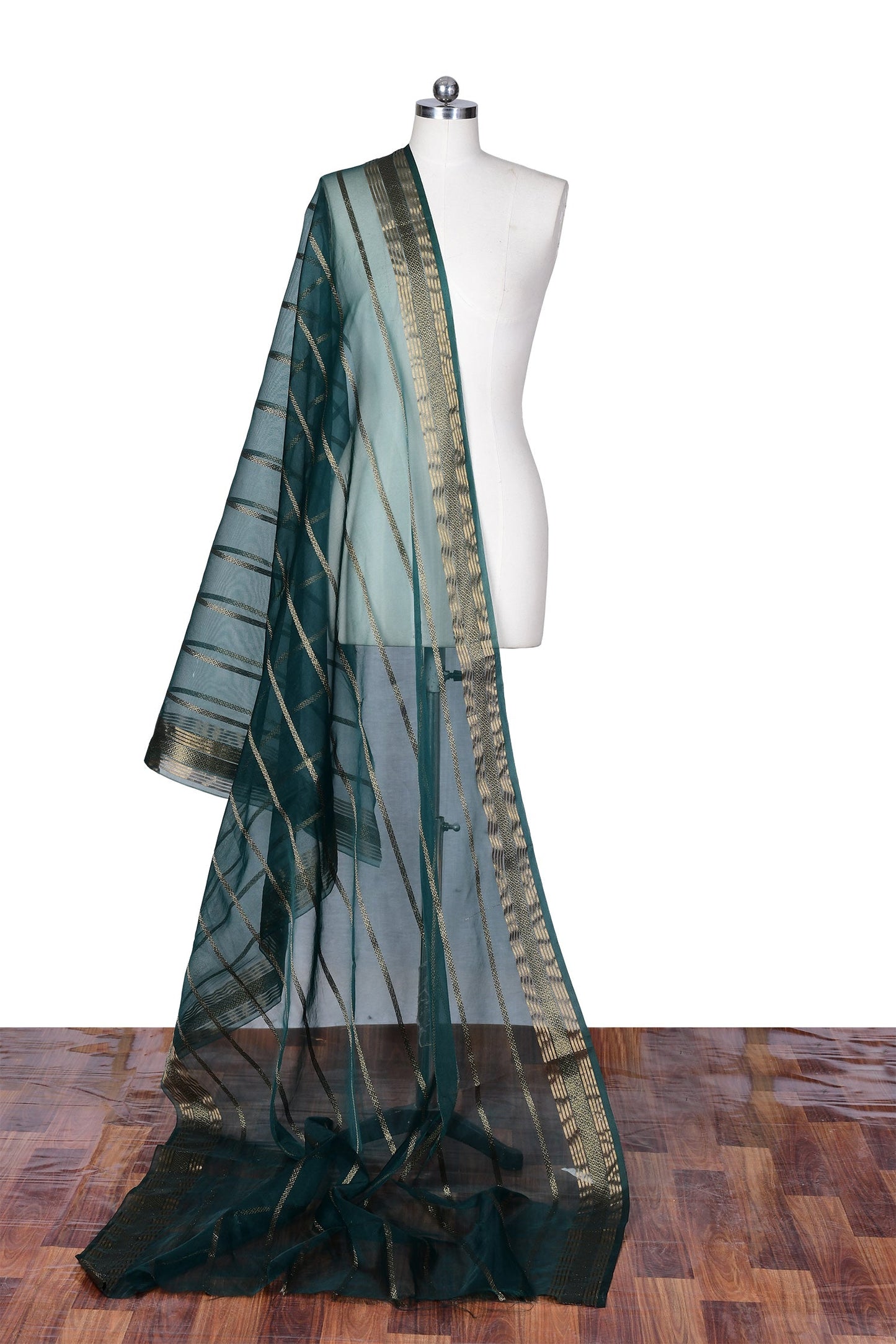 Embroidered Banarsi Net Dupatta