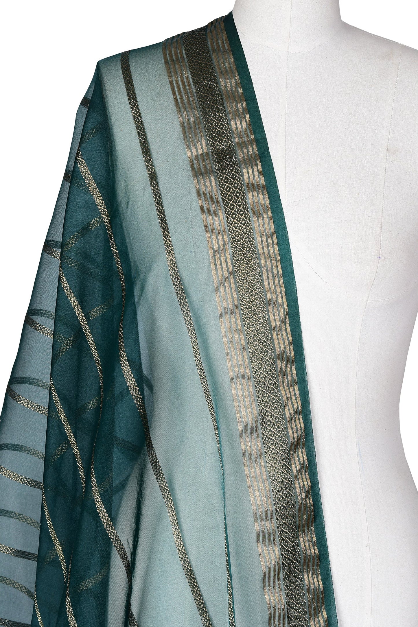 Embroidered Banarsi Net Dupatta