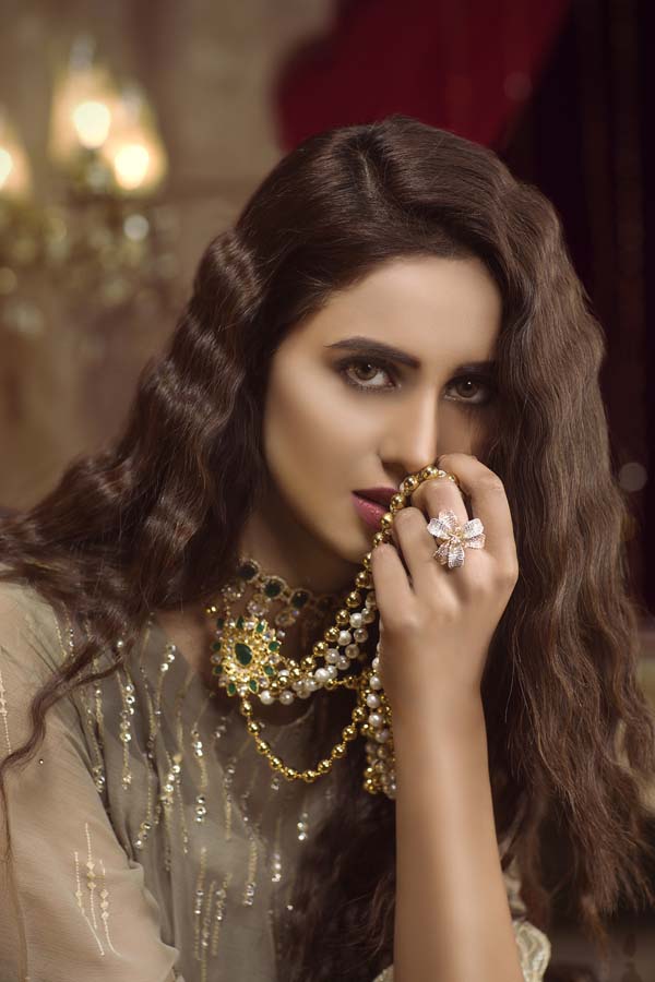 DOMINO - EMBROIDERED CHIFFON UNSTITCHED 3 PIECE