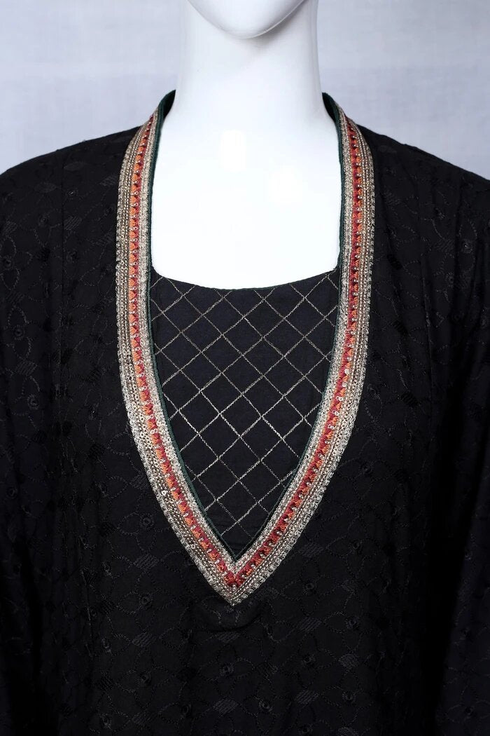 Bold - Viscose Chickankari Stitched Shirt