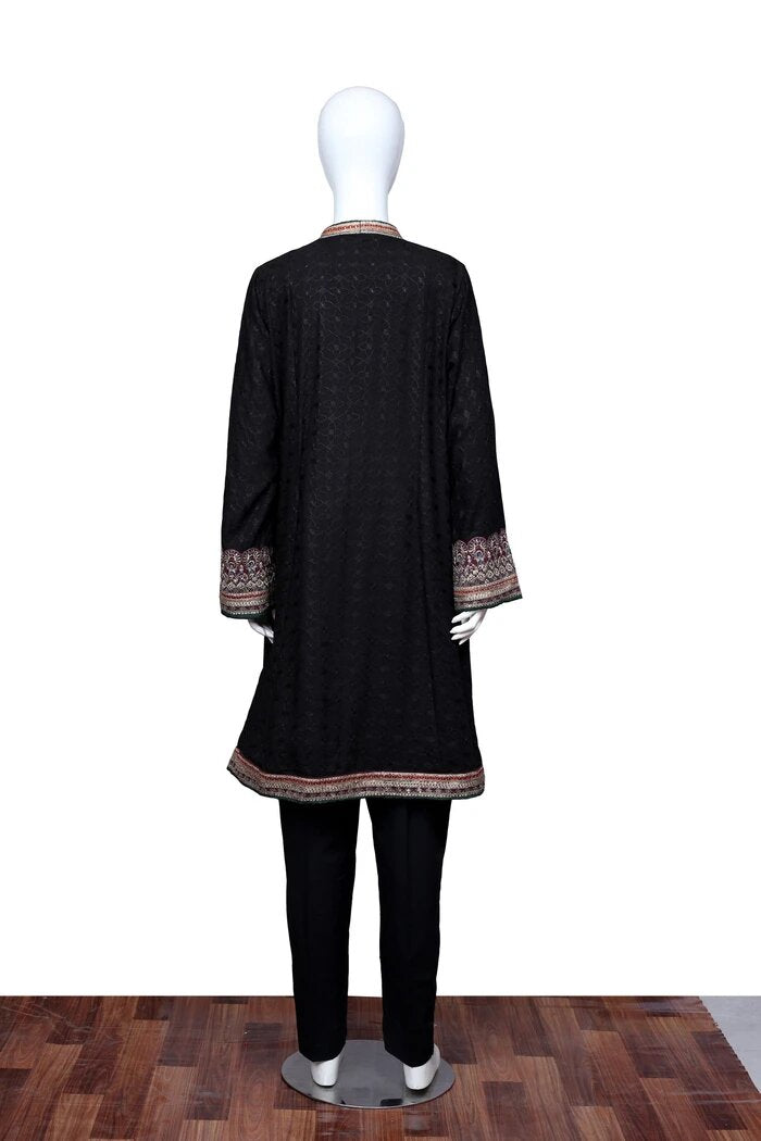 Bold - Viscose Chickankari Stitched Shirt
