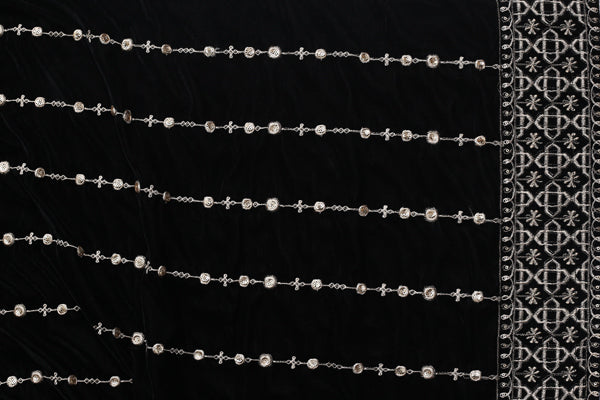 Emperor - Embroidered Velvet Shawl