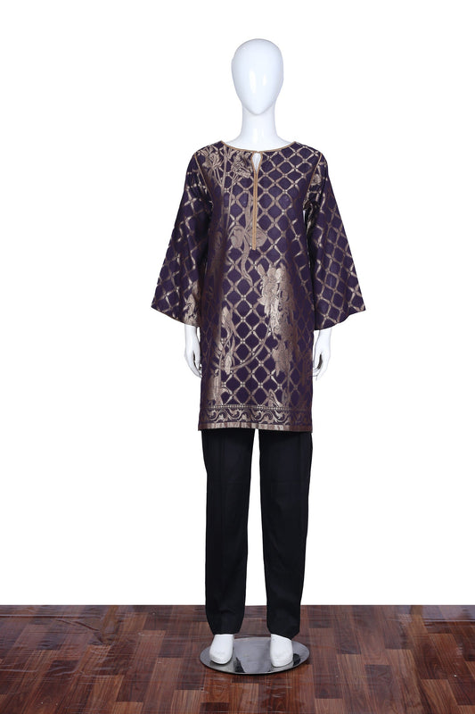 Purple 47 - Ready To Wear Jacquard Shirt