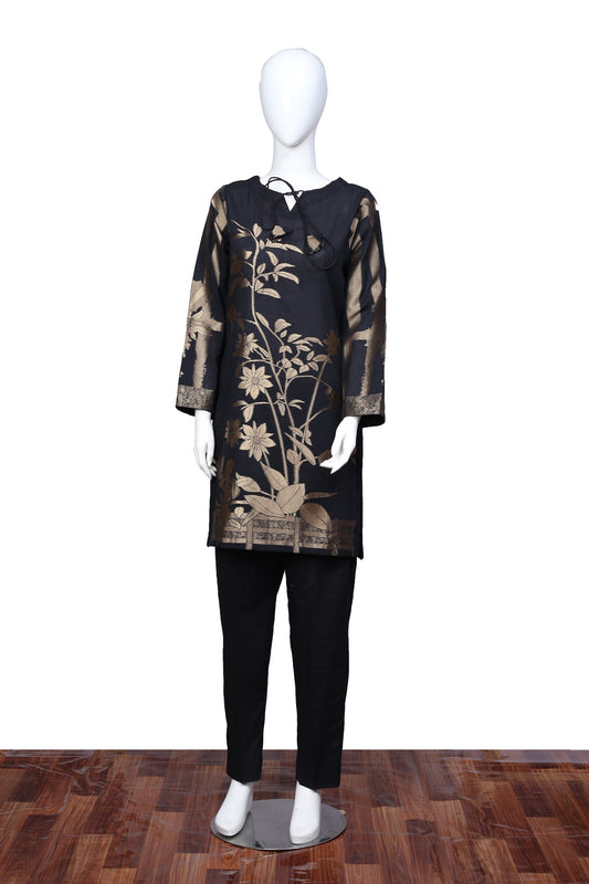 Black 02 - Ready To Wear Jacquard Shirt