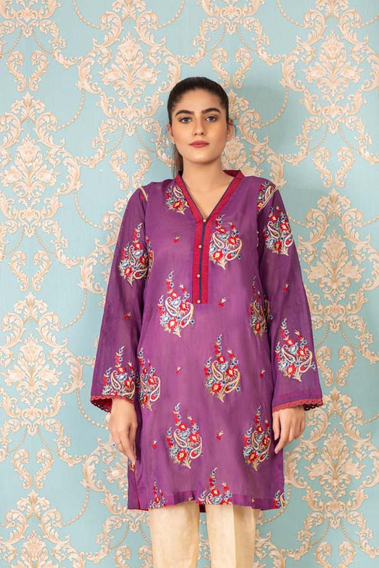 Catmint - Stitched Embroidered Swiss Shirt