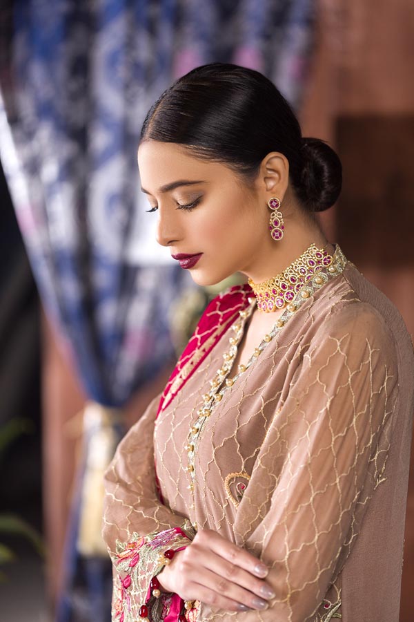 Coraline - Luxury Embroidered Chiffon