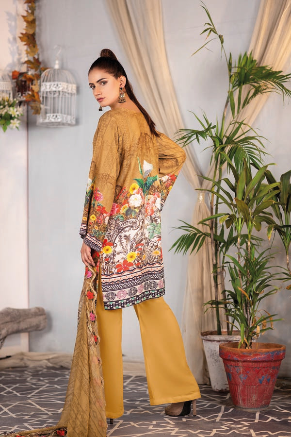 Dijon - Digital Embroidered Karandi