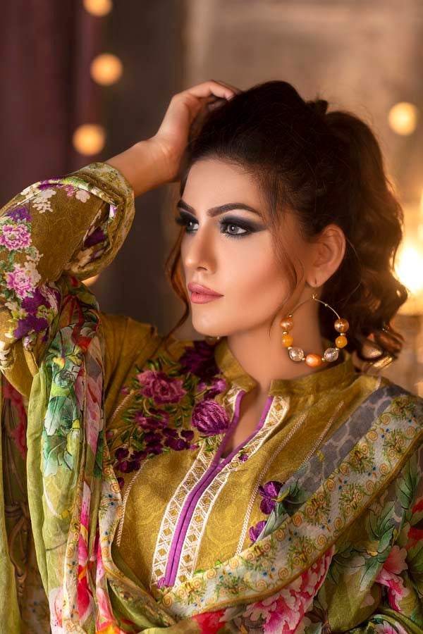 Sunglow - DIGITAL PRINTED & EMBROIDERED KARANDI 3PC