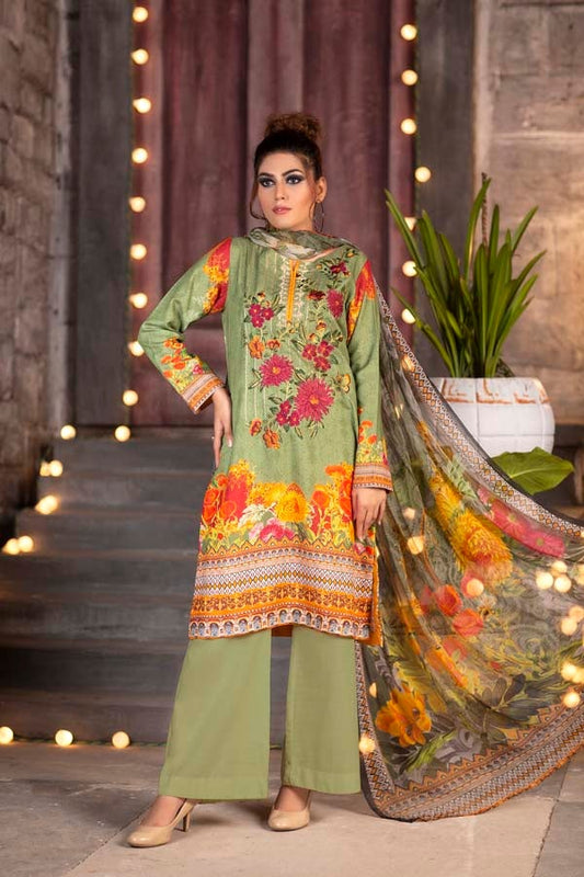 Crayola - DIGITAL PRINTED & EMBROIDERED KARANDI 3PC