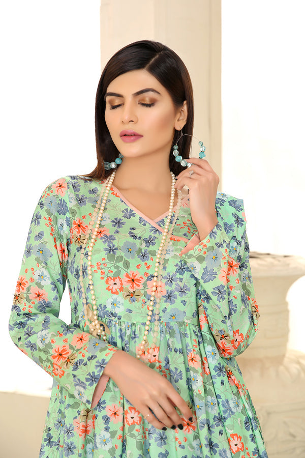 D 1 - Digital Printed Linen 3PC