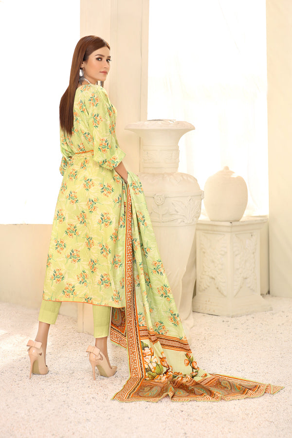 D 4 - Digital Printed Linen 3PC