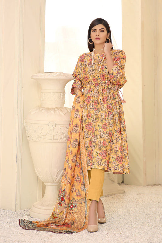 D 5 - Digital Printed Linen 3PC