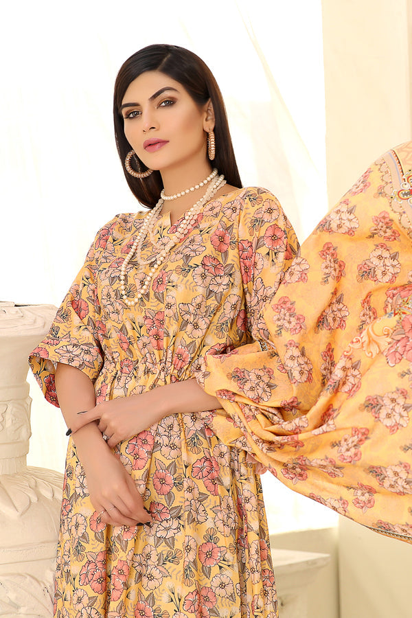 D 5 - Digital Printed Linen 3PC