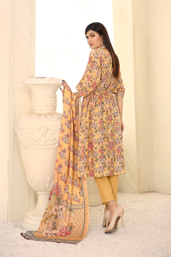 D 5 - Digital Printed Linen 3PC